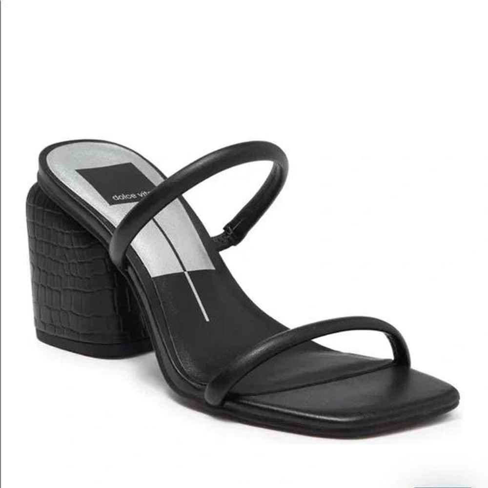 Dolce Vita Nancie Block Heels in Black Stella (Size 8)